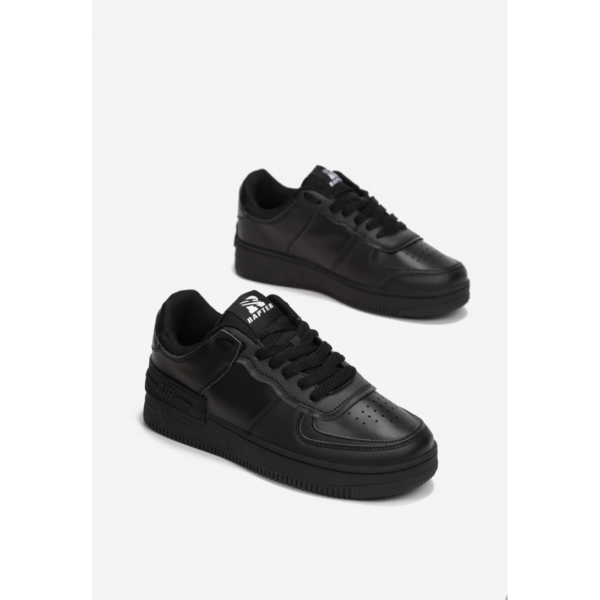 Sneakersy-esc-B888-38 black-Czarny