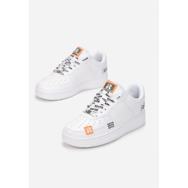 Sneakersy-esc-B889-71 white-Beżowy|Biały