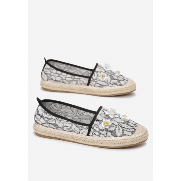 Espadryle-esc-7252-1 black-Czarny